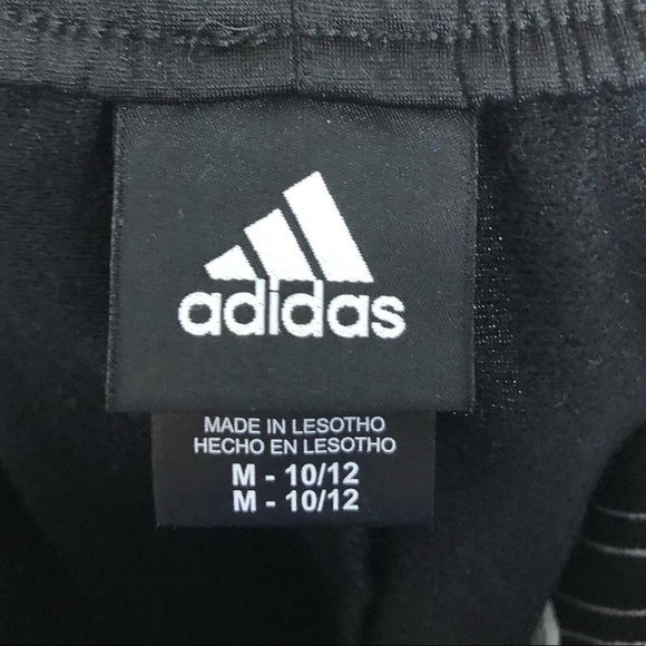 Adidas Boys Long Black Pants Sz Medium - Picture 5 of 8